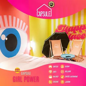Capsule Girl Power - Balneo - Sauna - Karaoke - Billard - 2 Charleroi